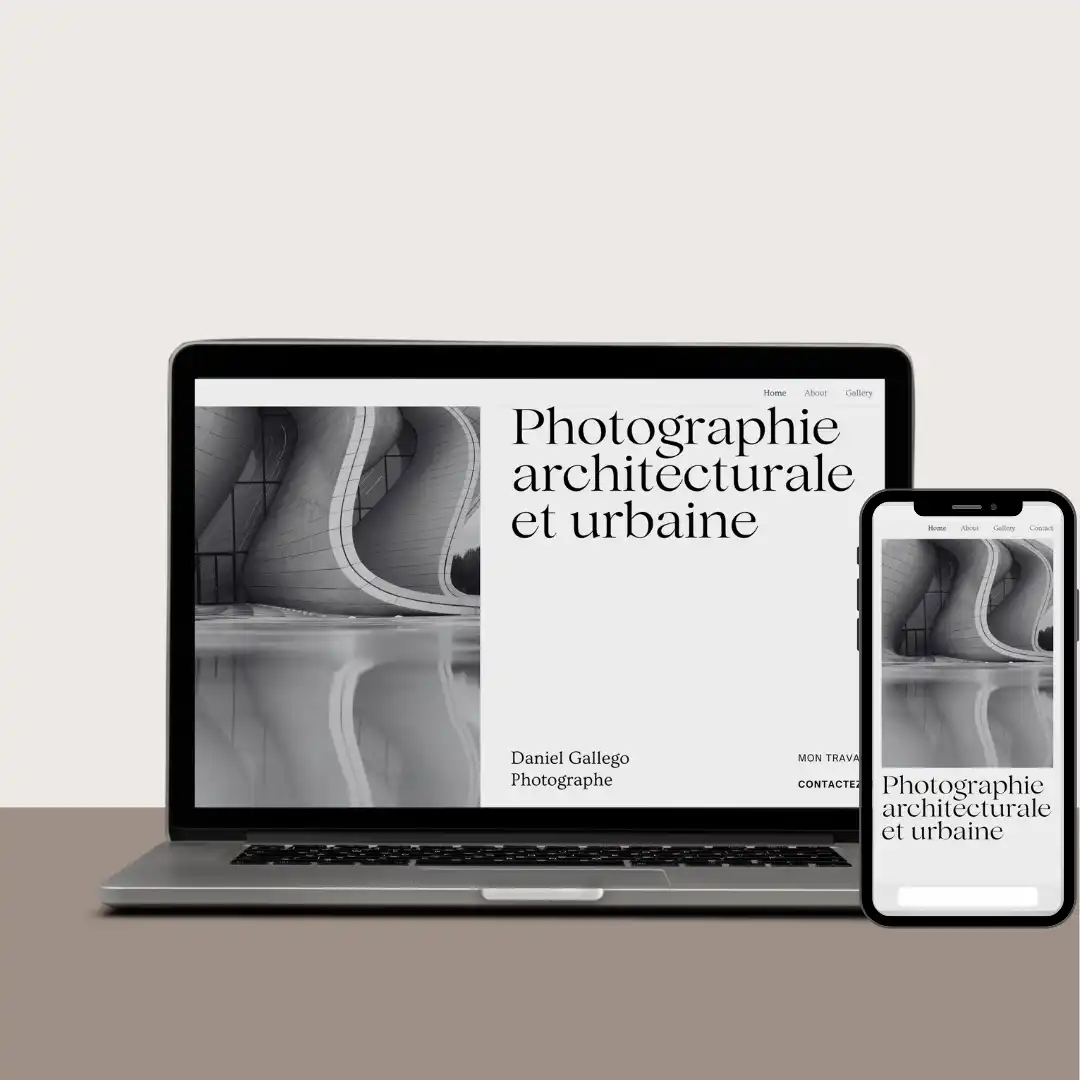 Exemples de sites web sur-mesure créés par Pandara Marketing : ici blog photo